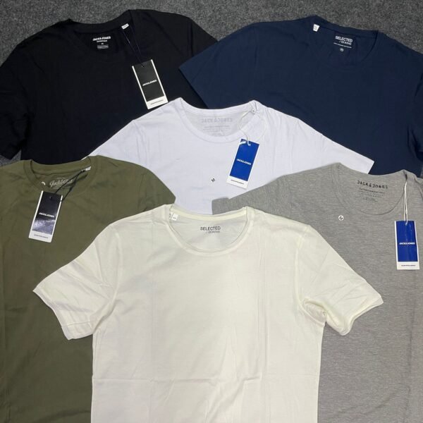 J&J Men's Basic Tees