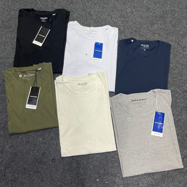 J&J Men's Basic Tees