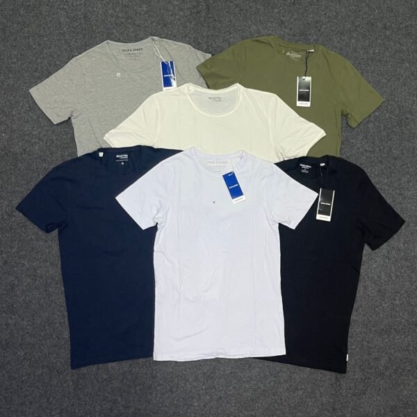 J&J Men's Basic Tees