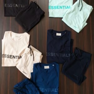 ESSENTIALS Full  Co-ord Set (Tee + Shorts) 