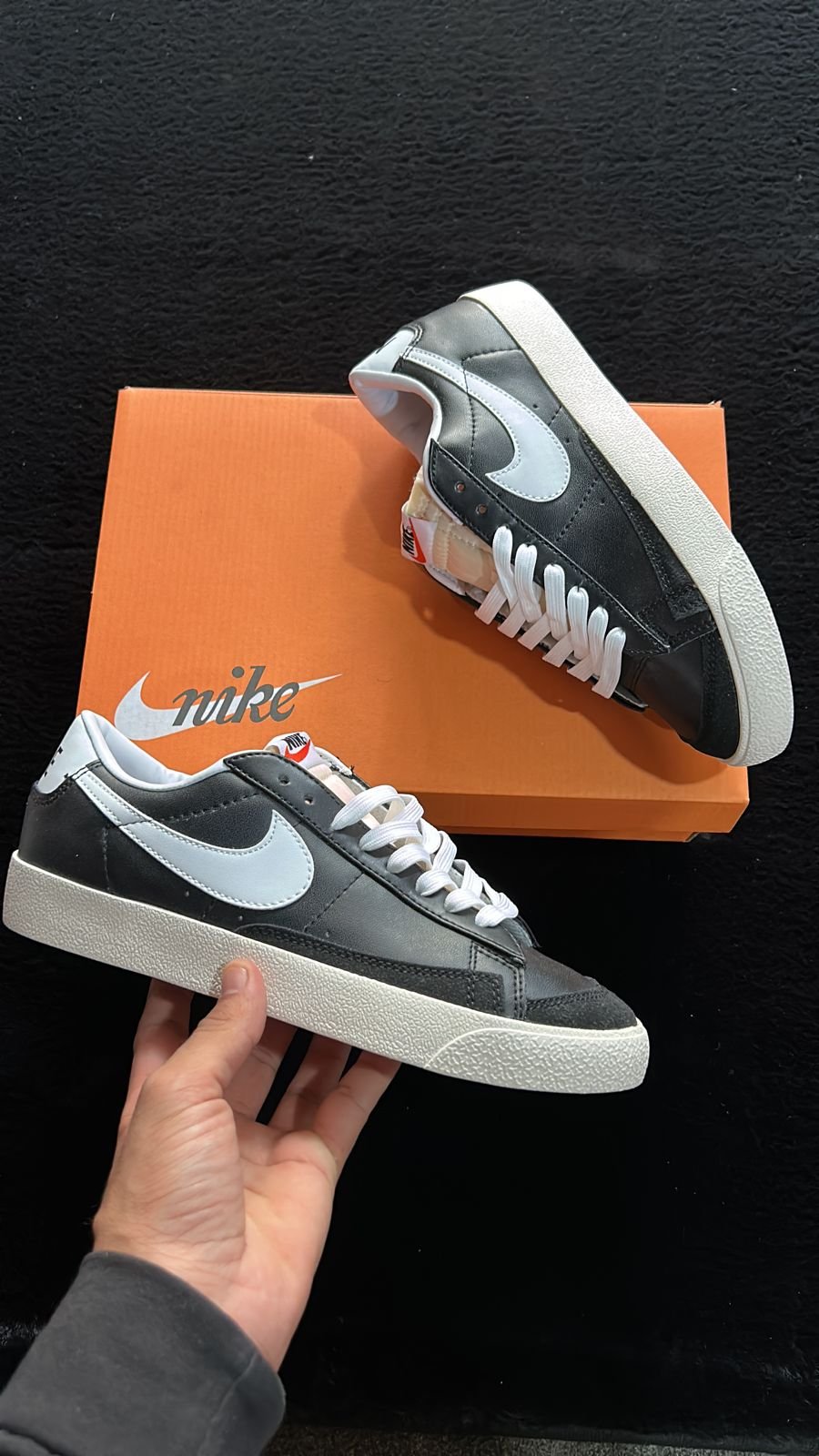 NIKE Blazer Low 77 Vintage Black Sneaker 