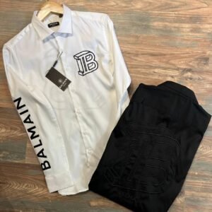 BALMAIN Paris Satin Shirts