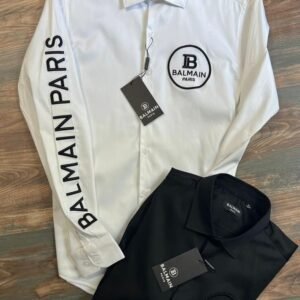 BALMAIN Paris Satin Shirts