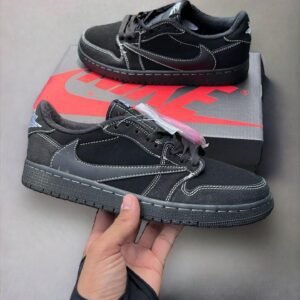 NIKE Air Jordan 1 Low X Travis Scott Black Phantom