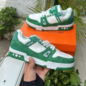 LOUIS VUITTON Trainer Series Denim Green