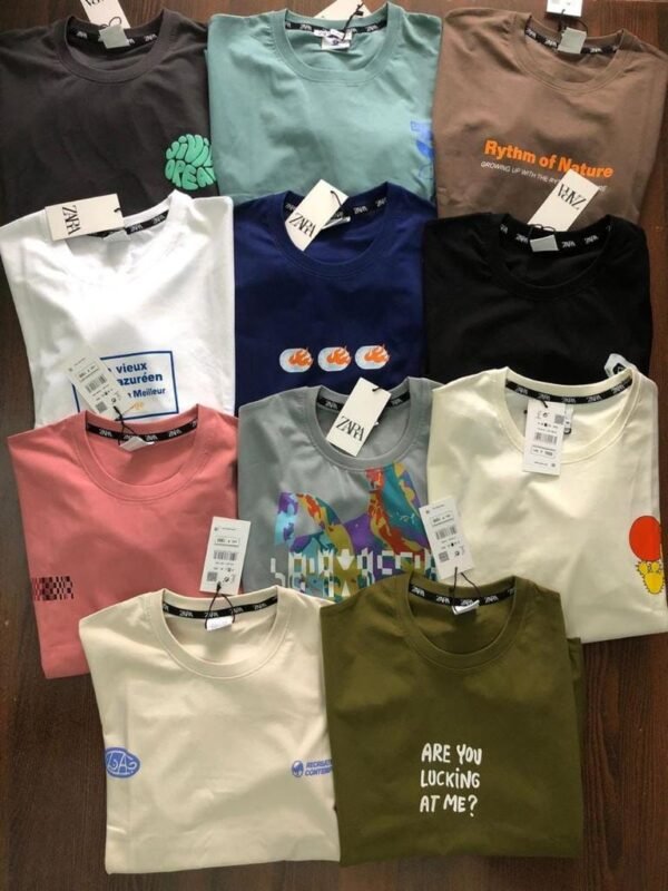 ZARA Dropshoulder Streetwear Tees Collection 