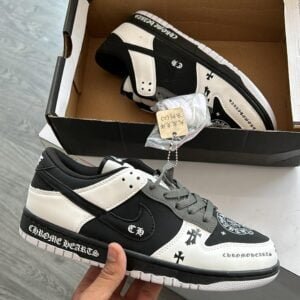 NIKE Dunk Chrome Hearts Custom Black