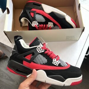 JORDAN Retro 4 X TRAVIS SCOTT Red Cactus Custom