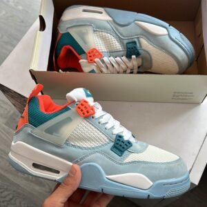 JORDAN Retro 4 Jade Orange Custom