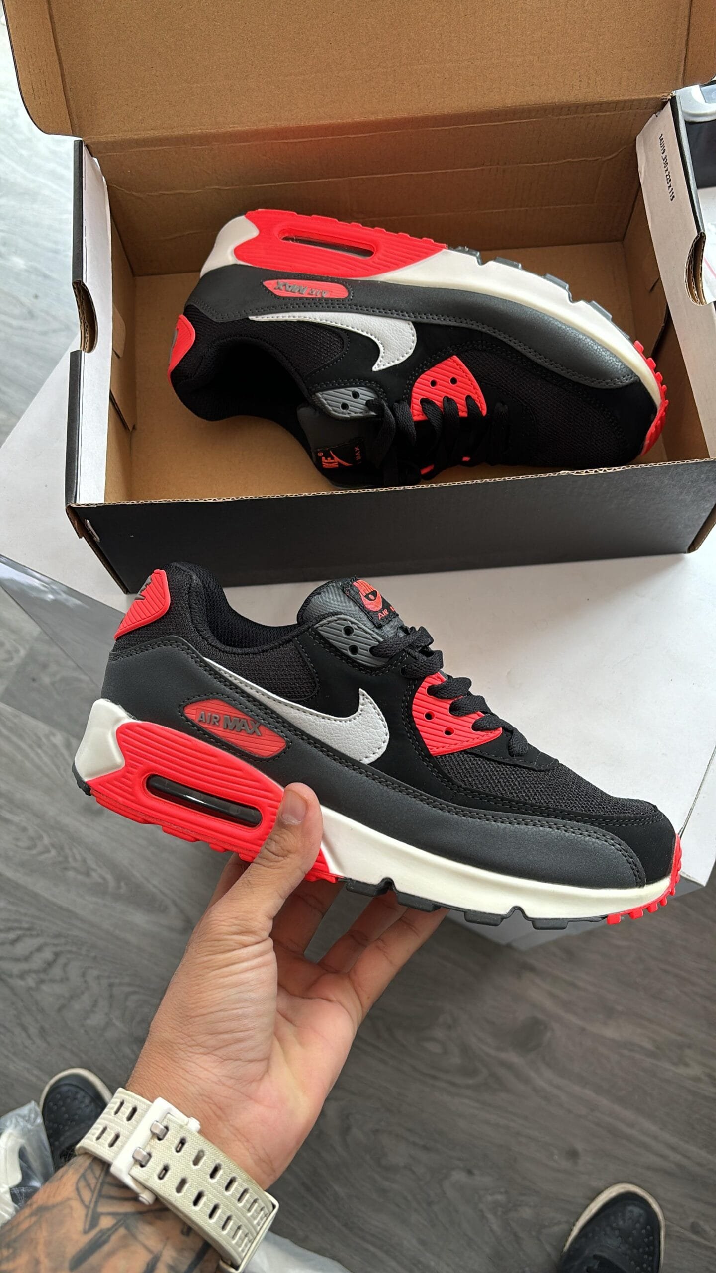 NIKE AirMax 90 Black Infrared