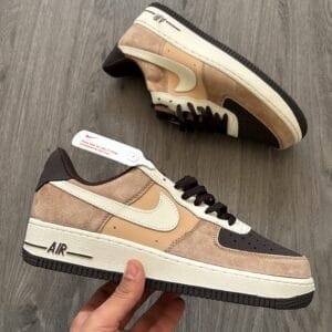 NIKE AirForce Custom Vecetta Tan